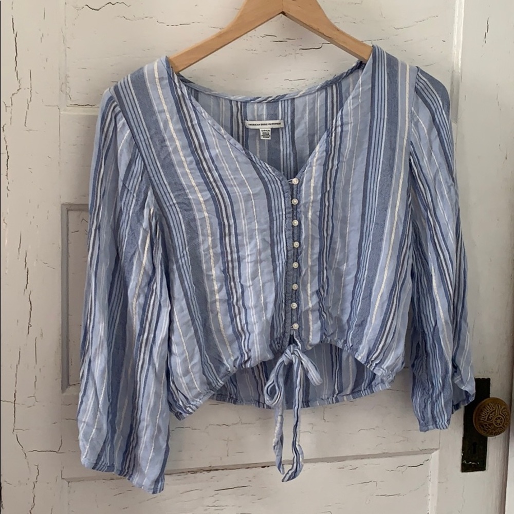 American Eagle Crop Shirt